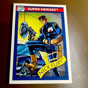 1990 Impel Marvel Universe - Nick Fury #5 GEM
